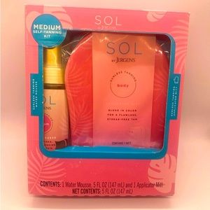 Sol by Jergens Medium Self Tanning Kit with Applicator Mitt